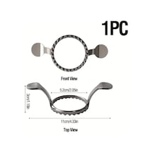 Honeybeeshop 1 Adet Gümüş Çörek Oturuş Kalıbı, Çinko Alaşım Yuvarlak Mantı Ve Dantel Kenar Makinesi