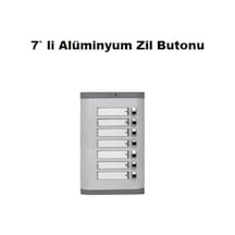 7 Li Alüminyum Zil Butonu
