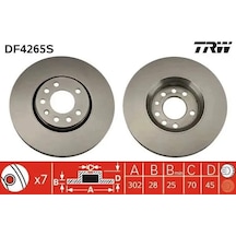 Trw Df4265s Fren Diski On 09191247 569004 9191247 2 Adettir
