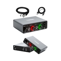 Usb Stüdyo Ses Kartı, 24bit/192khz Yüksek Kalite