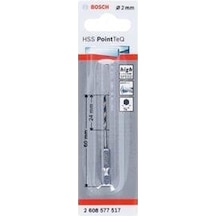 Bosch HSS PointTeQ Hex 2mm Altıgen Metal Delme Ucu - 2608577517