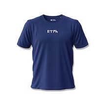 North Whiskers Göktürkçe Türk Yazılı Baskılı Lacivert Unisex %100 Pamuk T-shirt Lacivert - 875727445 Lacivert - 875727445 Lacivert