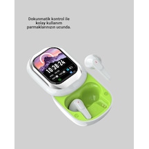 Kayar Kapak Tasarımlı Dokunmatik Ekranlı Kablosuz Bluetooth Kulaklık - Diğer