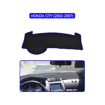 Honda Cıty 2002-2007torpido Koruma Halısı Mavi Kenar
