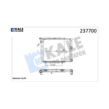 Radyatör Borulu R11 Flash 2 Sıra Al Pl Sistem Kale Radyatör 7702188511