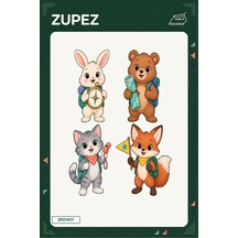 Minik Pusula Kulübü 19x25 Cm Ütüyle Uygulanan Baskı Zpz1417 - 928157508