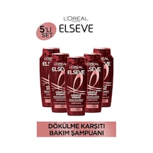 5'li Elseve Komple Direnç Dökülme Karşıtı Bakım Şampuanı 300 Ml pkt5kompledirencdkset-10627 Dökülen