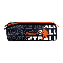 Basketbol Desenli Erkek Çocuk Üç Bölmeli Kalem Çantası