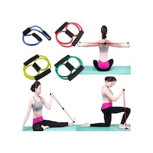 Egzersiz Spor Plates Direnç Bantı Pilates Ipi Jimnastik Lastiği Tek Renk