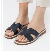 N Napa Shoe Np.1202.lacivert Deri Terlik