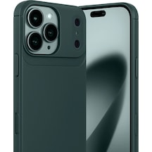 Apple Uyumlu iPhone 17 Pro Auto Focus Karbon Kapak Yeşil