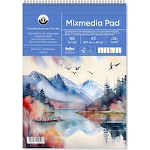 Schoellershammer Mix Media Pad Çok Amaçlı Sanatsal Blok 165 Gr A3 25 Yaprak