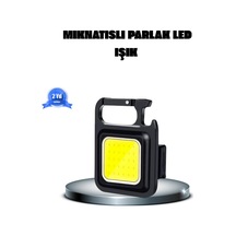 Led Mini Anahtarlık Fener 1000 Lümen Güçlü Işık Ve Usb Type-c Şarjlı Siyah 71784552