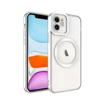 İphone 11 Kılıf Kross Magneticsafe Kapak - Gümüş