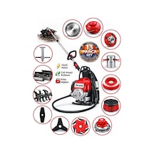 Dragro German Drg-13 + Sırt Tipi Benzinli Ot Çalı Çim Biçme Tırpanı + Full Set Hediyeli K