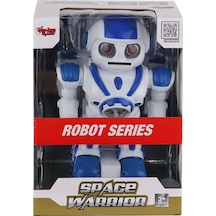 Df-6022 Işıklı Ve Müzikli Disk Atan Uzay Savaşçısı Robot