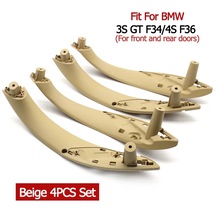 Bej F34 F36-2pcs/4pcs Set Araba İç Kapı Kolu İç Panel Trim Bmw 3 4 Serisi F30