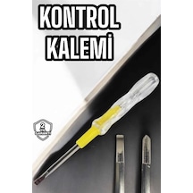 Mey İthalat Test Cihazı Kontrol Kalemi Çift Başlıklı Şeffaf Elektrik Testi