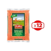 Duru Kırmızı Futbol Mercimek 12 x 1 KG