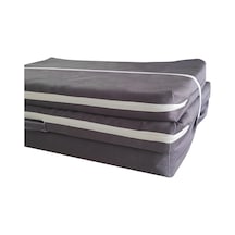 Tek Kişilik Katlanır Yer Yatağı Sünger Yatak Gri 80x180 Cm-6 Cm