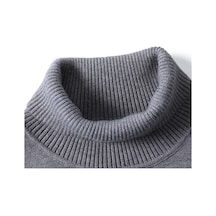 Erkekler İçin Düz Renk Sonbahar Ve Kış Günlük Kazaklar Siyah Erkekler İçin Düz Renk Sonbahar Ve Kış Günlük Kazaklar Siyah