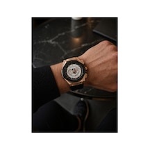 Hublot Model Silikon Erkek Takvimli Kol Saati Siyah-rosee - 822365769 Siyah
