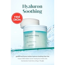 Hassas Ciltlere Nemlendirici Tonik Ped Goodal Houttuynia Cordata Hyaluron Soothing Clear Pad