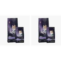 Reflex Plus Skin Care Deri Ve Tüy Bakımı Somonlu Yetişkin Kedi Maması 1,5 Kg Paketleme Farklılık Gösterebilir 2 Paketi 103 Ivory
