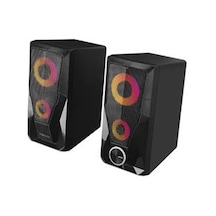 Mikado Md-336 2.0 6 Watt Rgb Ledli Siyah Multimedia Usb Speaker Hoparlör
