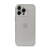Apple İphone 13 Pro Max Kılıf Luko Lens Silikon - Gümüş 0.2M-Çok Renkli