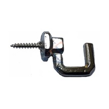 Vidalı Kanca, Askı Büyük - 15x23mm, Nikel - 1 Adet Çok Renkli