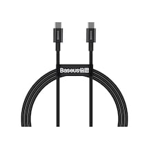 Lexroo Superior Hızlı Şarj Özellikli 100w Type-c To Type-c Kablo 1m-siyah Standart