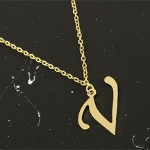 Ilkeshop Prinç Harfli Kolye-v Çok renkli