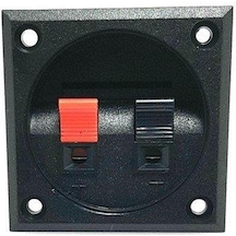 Electroon Ikili Hoparlör Terminali Kare 57X57Mm - 10Adet