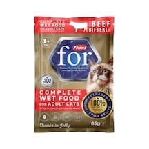 Flexi For Pouch Biftekli Yetişkin Kedi Yaş Maması 85 Gr