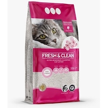Fresh&Clean Bebek Pudralı Topaklaşan Bentonit Kedi Kumu 10 L