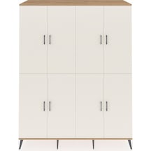 Kronos Gardrop 8 Raflı 8 Kapaklı 176x59x221 Çam-aytaşı Aytaşı