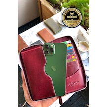 Leo Antik Bordo Unisex Hakiki Deri Telefon Bölmeli Cüzdan Bordo Leo Antik Bordo Unisex Hakiki Deri Telefon Bölmeli Cüzdan Bordo
