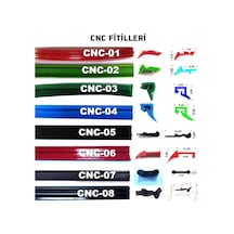 Cnc Tezgah Eksen Sıyırıcı Hareketli Eleman Fitili 1 Metre  Siyah