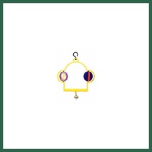 Birdlife Zilli Fırfırlı Kuş Salıncağı Bzs01
