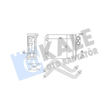 Kale 352175 Kalorifer Radyatörü - Mercedes Sprinter 2006-2009 509 Cdi Dizel 0038359001 - A0038359001