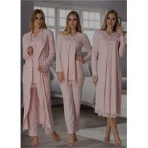 Effortt Pinnak Kadın Pembe Lohusa Set Pembe