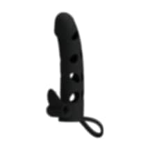 Truva Shop Pretty Love Uzatmalı Titreşimli Penis Kılıfı Zenci
