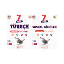 Limit 2027 7. Sınıf Türkçe + Sosyal Bilgiler Soru Bankası Seti 2 Kitap Maarif Model