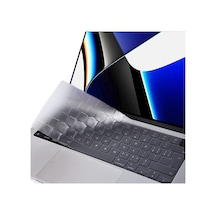 Arabulalaca MacBook Uyumlu Air 13.6 A2681 Türkçe Q Silikon Klavye Şeffaf