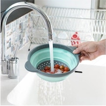 Kpm Katlanır Süzgeç 23 Cm Çift Kulp Silikon Diğer