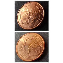 Almanya 1 Euro Cent G 2007 Çil Darphane Setinden Yabancı Madeni Para