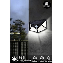 Technojet 2Adet 100 Ledli Solar Beyaz Işık Güneş Enerjili Bahçe Lambası Hareket Sensörlü