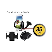 Telefon Tutucu 35cm Spralli Vantuzlu Vakum Br5901951 Siyah