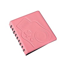 Tr Instax Spiralli Polakart Fotoğraf Albümü, 6x9cm, 68 Fotoğraf Kapasitesi Pembe